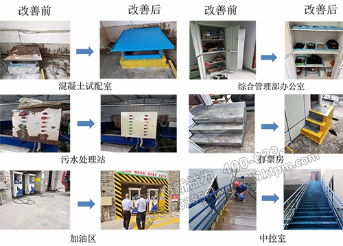 第三天六個(gè)樣板區(qū)改善對比圖